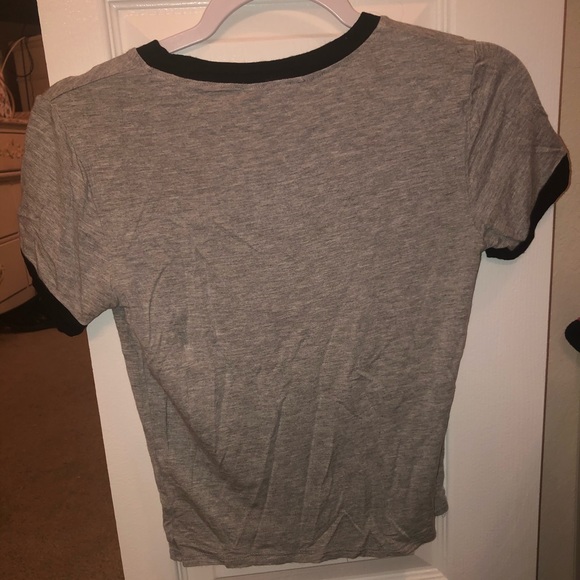 Grey and Black Panda Shirt (Forever 21) - Picture 2 of 2